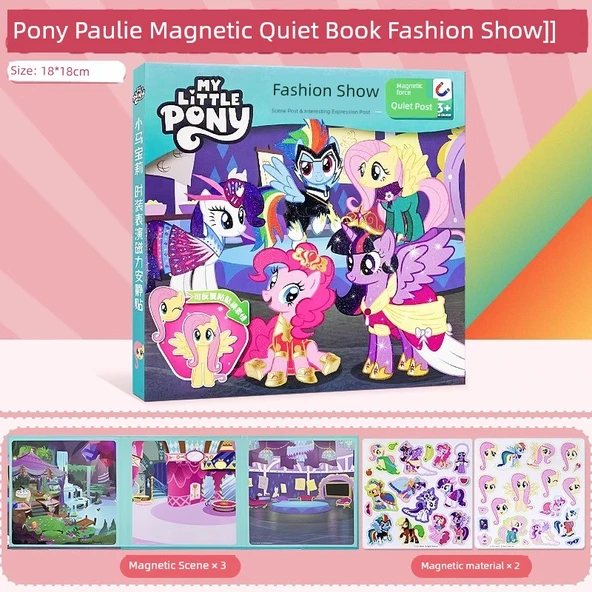 My Little Pony Manyetik Çıkartma Kitabı - Moda Gösterisi