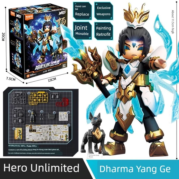 Hero Infinite Bruco Yang Jian ve Xiao Tian Köpek Yapım Seti