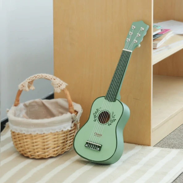 Ahşap Oyuncak Gitar - Retro Gitar