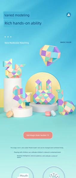 Rubik Yılan Küpü - 36 Parça - 8