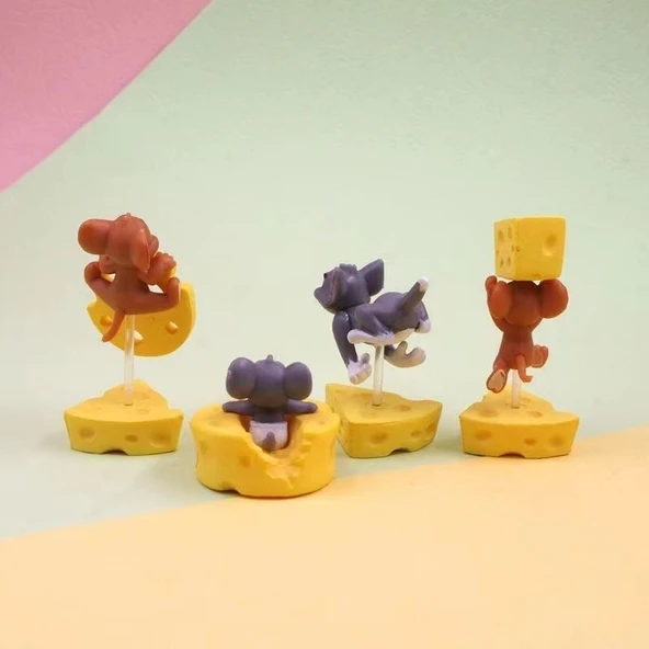 Tom ve Jerry Peynir Serisi Peynirli Jerry Özel Figür - Kör Kutu - Resim 5