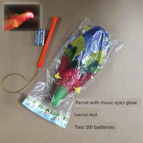 Elektrikli Uçan Kartal Oyuncak - Sesli ve Işıklı Model + Taşıma Çubuğu + 2 Pil - 11