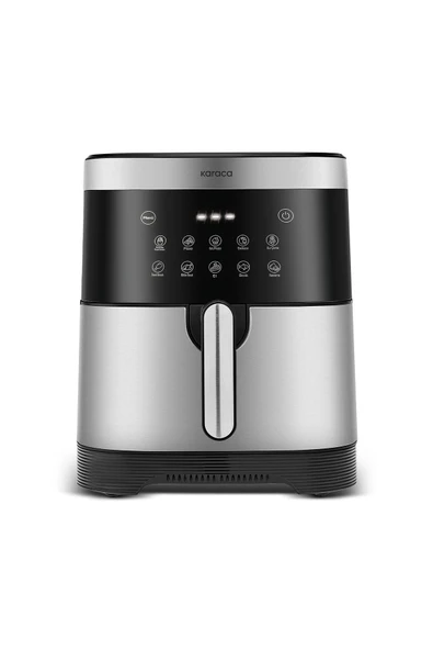 Gourmet 9 Litre Smart Screen Geniş Hazne Inox Airfryer 8 Kişilik - 8