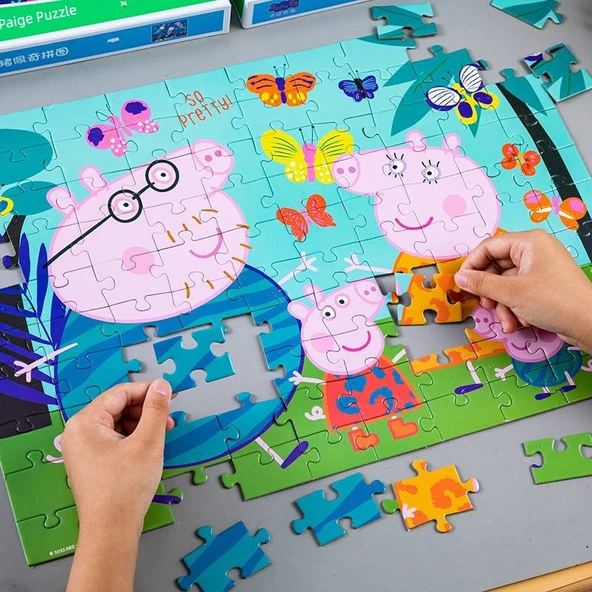 Peppa Pig Çocuk Puzzle - Koleksiyoncu Özel 300 Parça - 4