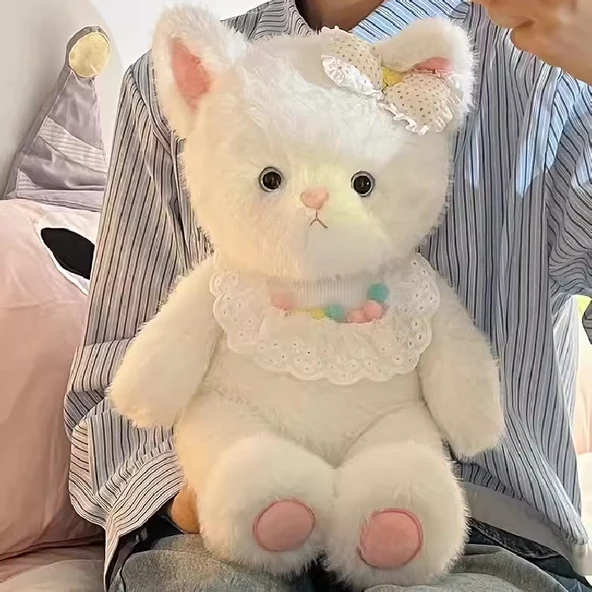Sevimli Peluş Oyuncak Kedi - 60cm - 5