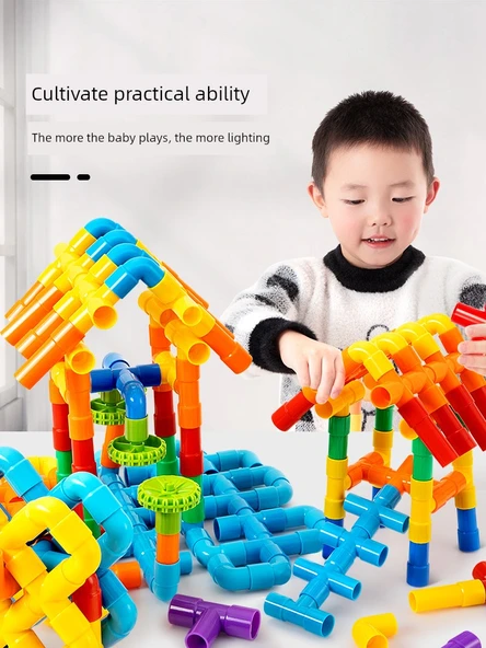 Montessori Erken Eğitim Oyuncakları - 218 Parça, 12 Tekerlekli + Saklama Kutulu - 2