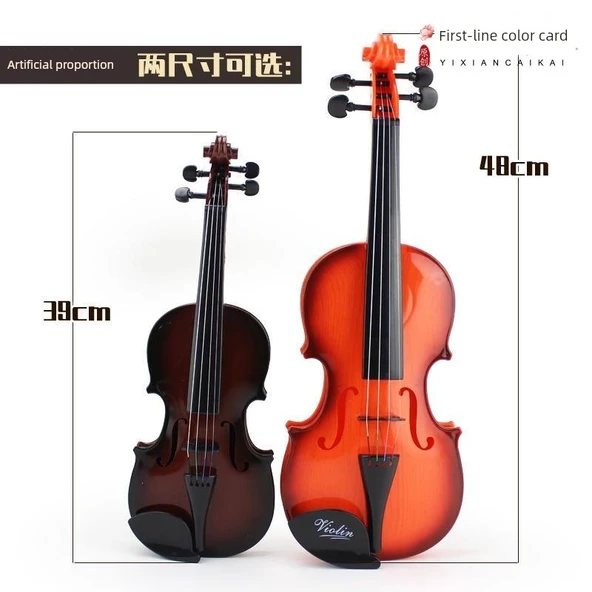 Reçineli Çocuk Kemanı - 3702A Açık Renk - 5