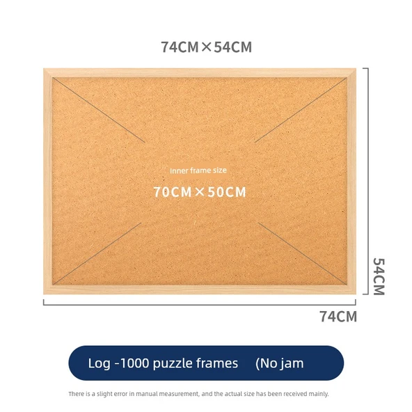 1000 Parça Puzzle Çerçevesi - Ahşap (Sıkışmasız)