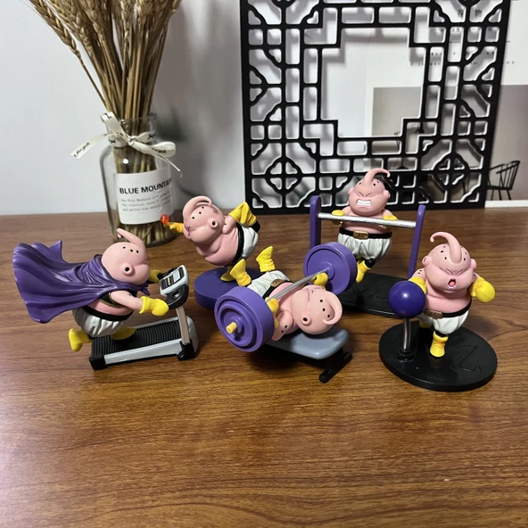 Dragon Ball Majin Boo Koşu Bandı Figürü - LED Şeritli - Resim 11