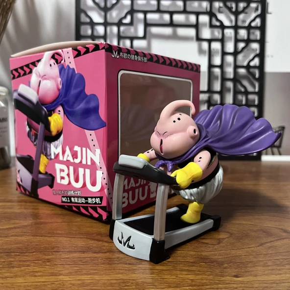 Dragon Ball Majin Boo Koşu Bandı Figürü - LED Şeritli - Resim 5