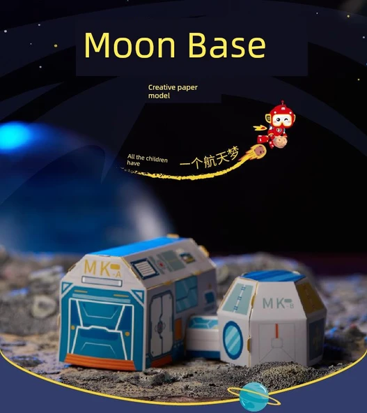 DIY Ay Üssü Bilim Deney Seti - Ay Üssü - 8