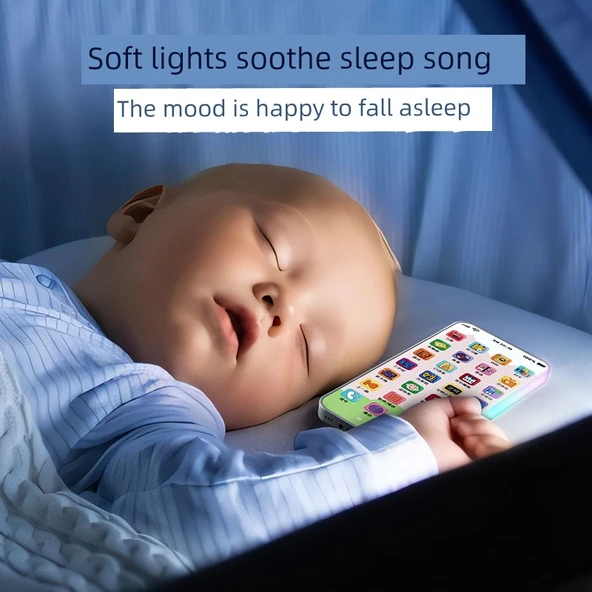 Çocuk Oyuncak Telefon - Küçük Sarı Ördek 28 Tuşlu Tpy-C Şarjlı - Resim 5