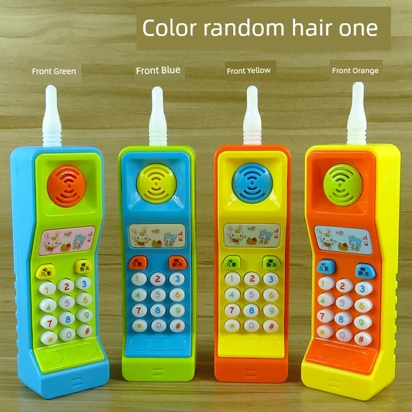 Çocuk Eğitici Oyuncak Telefon - 6161+2 Adet No. 5 + Askı (Renk Rastgele)