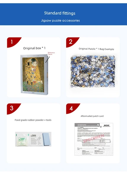 1000 Parça Yetişkin Puzzle - Adem'in Yaratılışı 100-151 - Resim 8