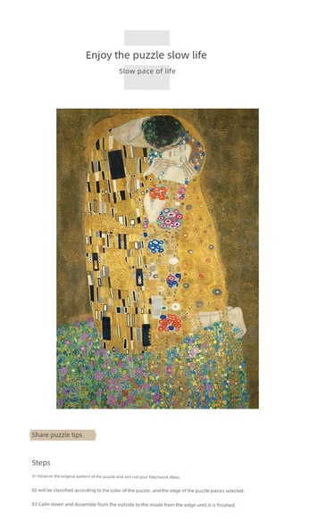 1000 Parça Yetişkin Puzzle - Adem'in Yaratılışı 100-151 - Resim 5