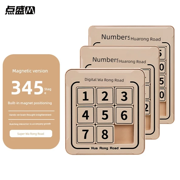 Manyetik Dijital Klotski Puzzle Oyunu - 3., 4. ve 5. Derece Dijital Huarong Yolu