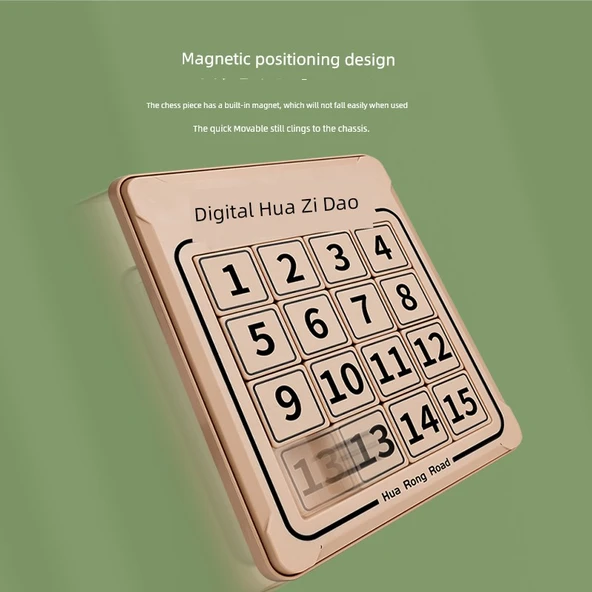 Manyetik Dijital Klotski Puzzle Oyunu - 5. ve 6. Derece Dijital Huarong Yolu - 3