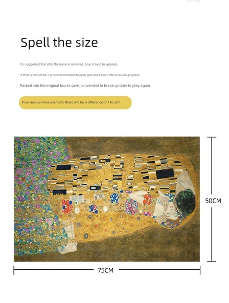 1000 Parça Yetişkin Puzzle - Adem'in Yaratılışı 100-151 - Resim 7