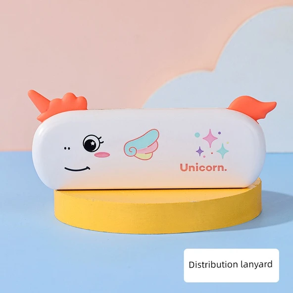 Çocuk Karikatür Armonika - 16 Delikli Silikon Unicorn