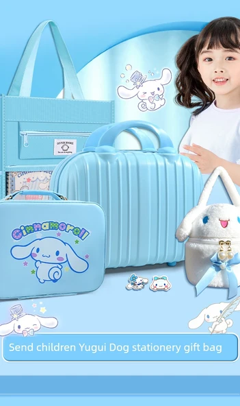 Cinnamoroll Kırtasiye Seti - Yugui Köpek Takımı Keyif Hediye Çantası - 10
