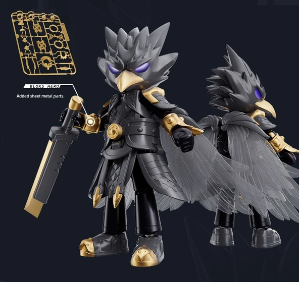 Kahraman Mech Savaşçı Yapı Blokları - Dövüş Giysisi Zhao Yun - 11