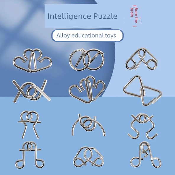 Çin Zeka Oyuncak Seti - Seviye 5 Huarong Yolu + 3 Zeka Serbest Bırakma Seti - Resim 3