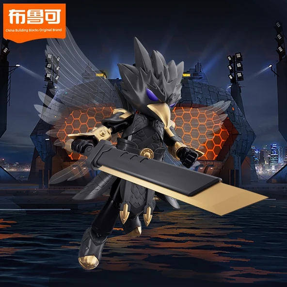 Kahraman Mech Savaşçı Yapı Blokları - Dövüş Giysisi Zhao Yun - 3