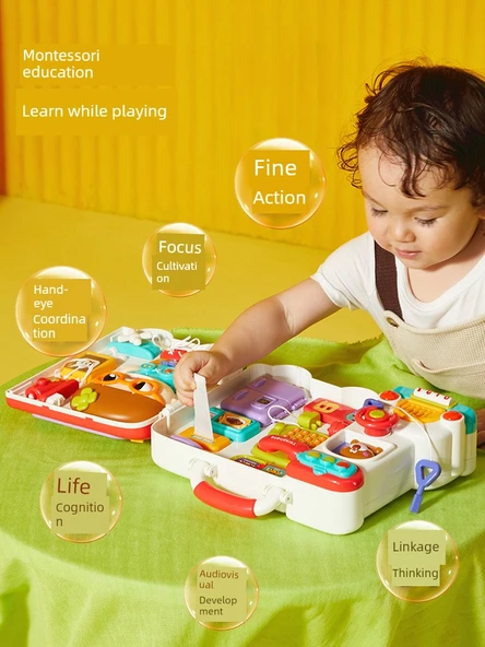 54'ü 1 Arada Montessori Hediye Seti - Şarjlı - Resim 2