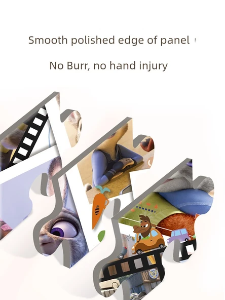 Zootopia Resim Çerçeveli Puzzle - 64 Parça - 4