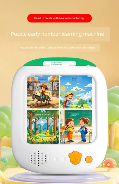 Çocuklar için Erken Öğrenme Makinesi - Akıllı Şarj Edilebilir Model - Resim 7