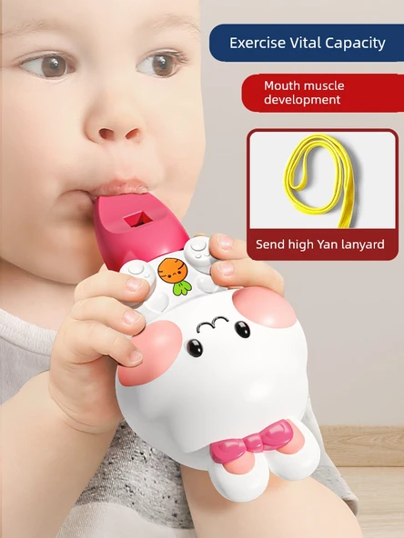 Bebek Konuşma Oyuncağı - Sarı Ördek Yavrusu Düdük ve Hamster Ördek - Resim 2