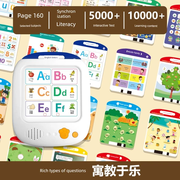 Çocuklar için Erken Öğrenme Makinesi - Akıllı Şarj Edilebilir Model - Resim 4