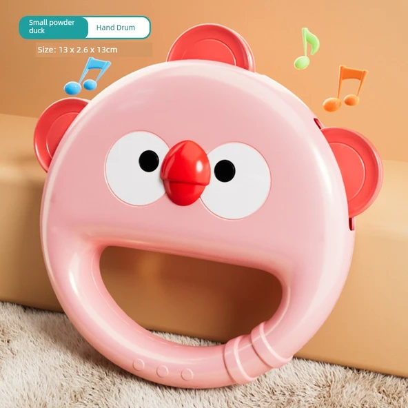 Bebek Oyuncakları - Küçük Pembe Ördek - El Vurmalı Davul