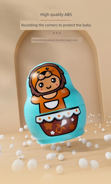 Çift Yönlü Oyuncak Araba + 6 Katmanlı Oyuncak Bebek Hayvan Figürlü Müzikli Kule - 10