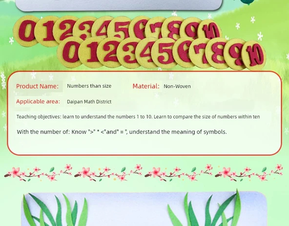 Okul Öncesi Matematik Alanı Sayı Boyut Eğitici Oyuncak - 9