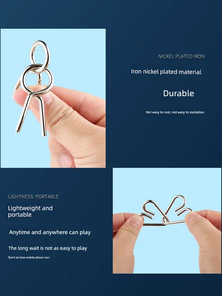 Zeka Oyuncak Seti - Paket-[A + B + C] + Dokuz Zincir - 6