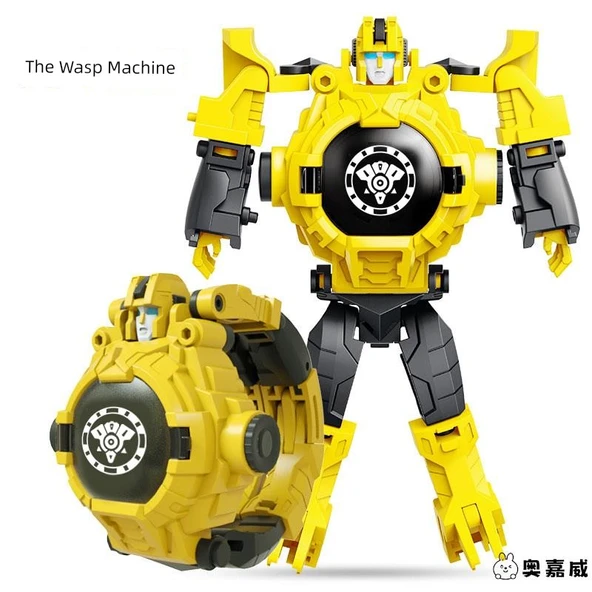 Wasp Robot Projeksiyonlu Dönüşen Saat