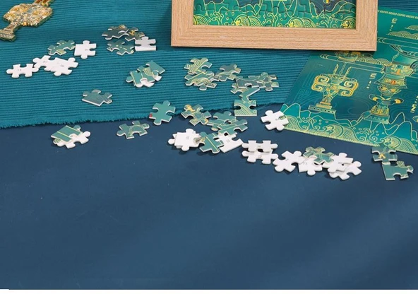 Sanxingdui Puzzle - Hercules Temalı Yapboz (Fotoğraf Çerçeveli) - 8