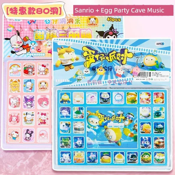 Müzikli Mağara Oyuncak Bebek - 80 Delikli Özel Işıklı - Sanrio ve Zaizi Parti
