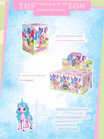 My Little Pony Buz Serin Sihirli Seri Tekli Figür - Rastgele - 4