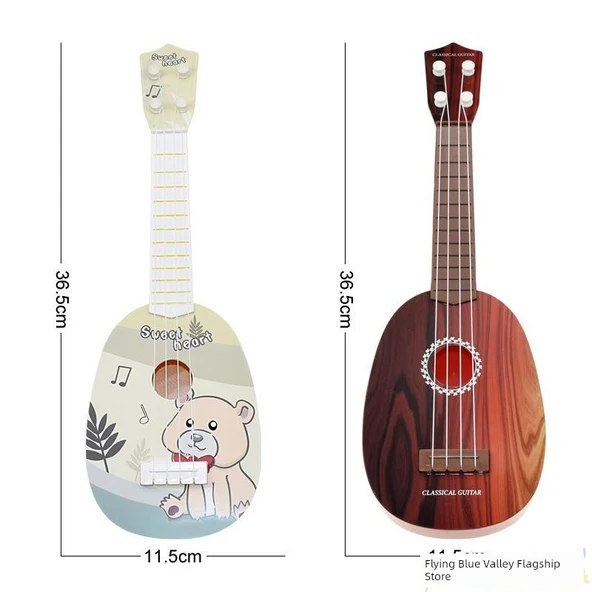 Çocuk Ukulele Gitar Oyuncak - Zürafa Tozu - 9