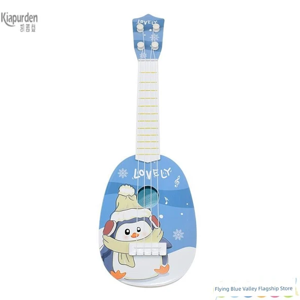 Çocuk Ukulele Gitar Oyuncak - Kuzey Penguen