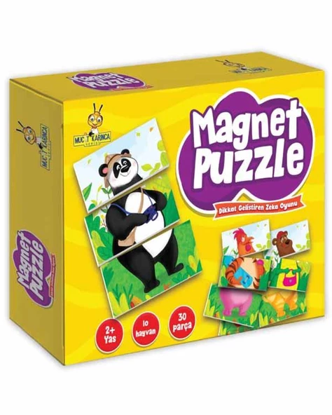 2 Yaş Magnet Puzzle Dikkat Geliştiren Zeka Oyunu Yükselen Zeka