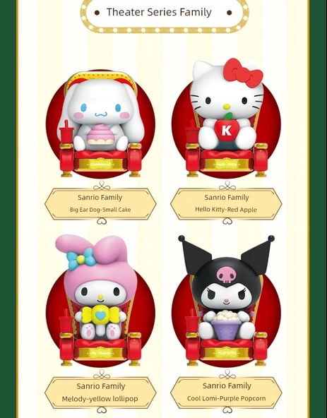Sanrio Hello Kitty Bisiklet Ailesi Kör Kutu - 9