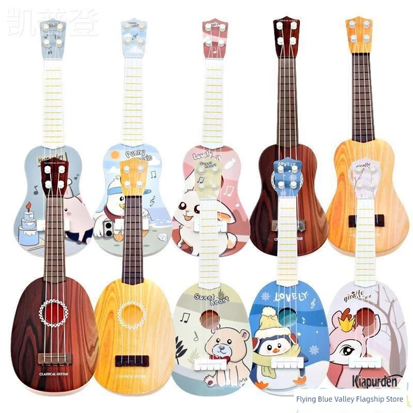 Çocuk Ukulele Gitar Oyuncak - Antarktika Ayı - 6