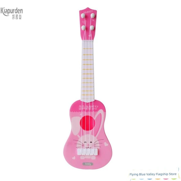 Çocuk Ukulele Gitar Oyuncak - Tavşan Tozu