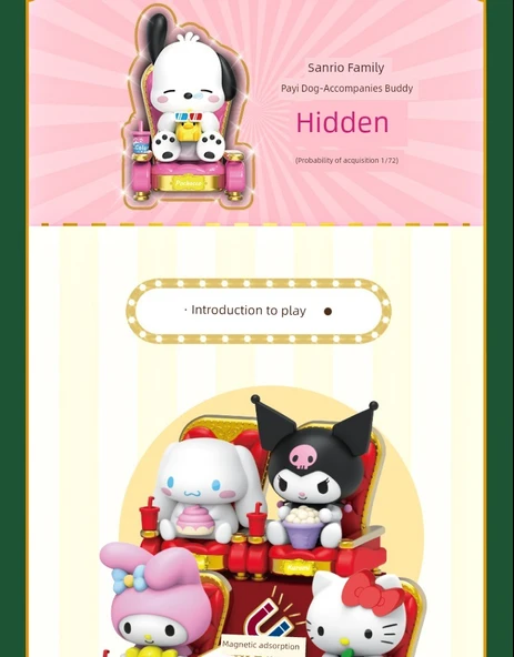 Sanrio Hello Kitty Bisiklet Ailesi Kör Kutu - 11