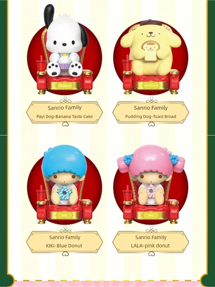Sanrio Hello Kitty Bisiklet Ailesi Kör Kutu - 6