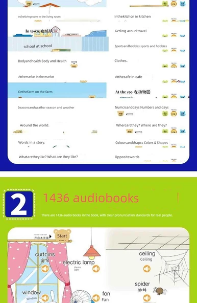 Sesli Erken Eğitim Kitabı - İngilizce Kelimeler - 10