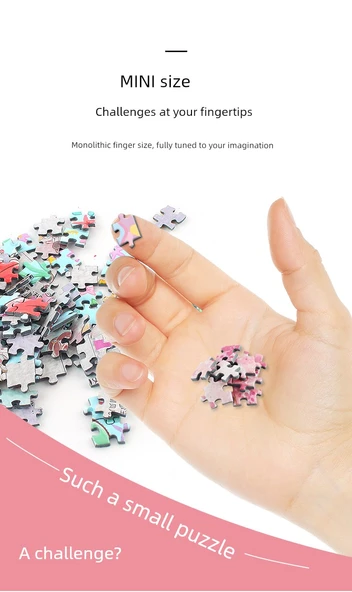 Yıldızlı Gece Mini Tüp Puzzle - 150 Parça - Fotoğraf Çerçeveli ve Yapıştırıcılı - 9